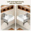 Lavabo vasque de salle de bain 14 "avec robinet, ensemble de drain