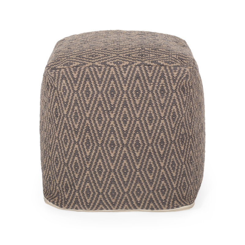 Amuleto Hand - Loomed Cotton Pouf