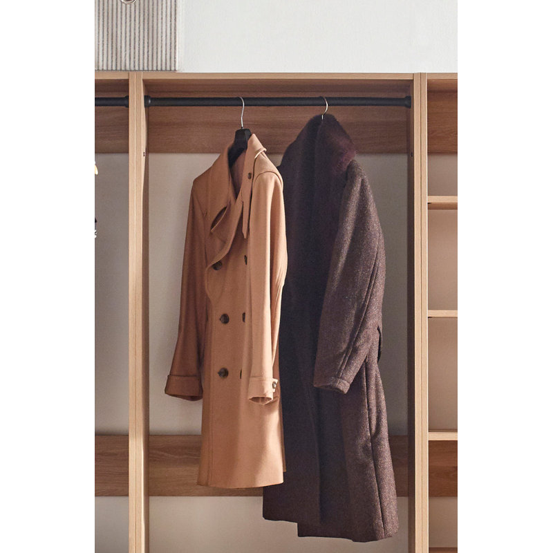 Kalinikos 94.19'' Closet System, Oak