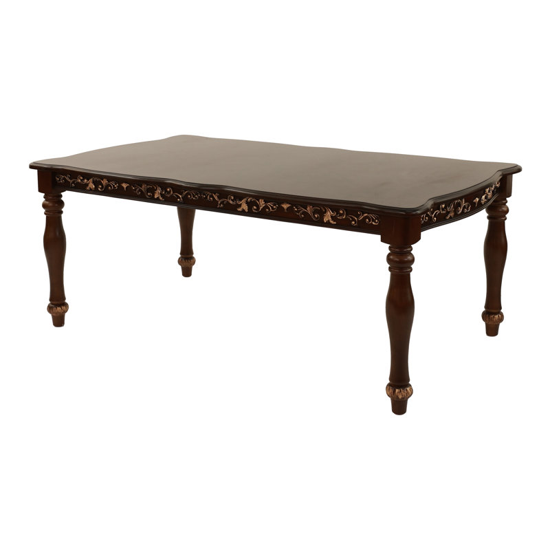 Table de salle à manger en bois Emeram L 71,6 po