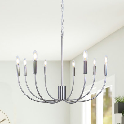 Rubinder 8 - Light Dimmable Classic / Traditional Chandelier