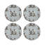Sous-verres ronds en cuir Regal-119015333
