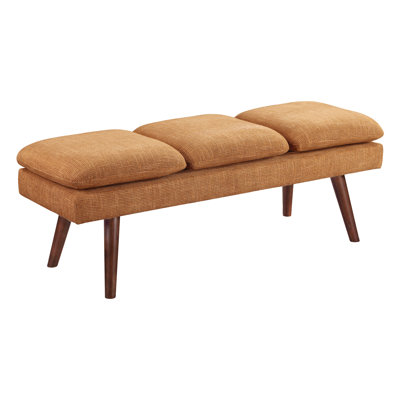 Raynika 54" Mid-Century Bench