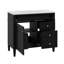 Meuble-lavabo 36 po avec lavabo, tiroir rabattable, 3 tiroirs à fermeture en douceur-1157922154