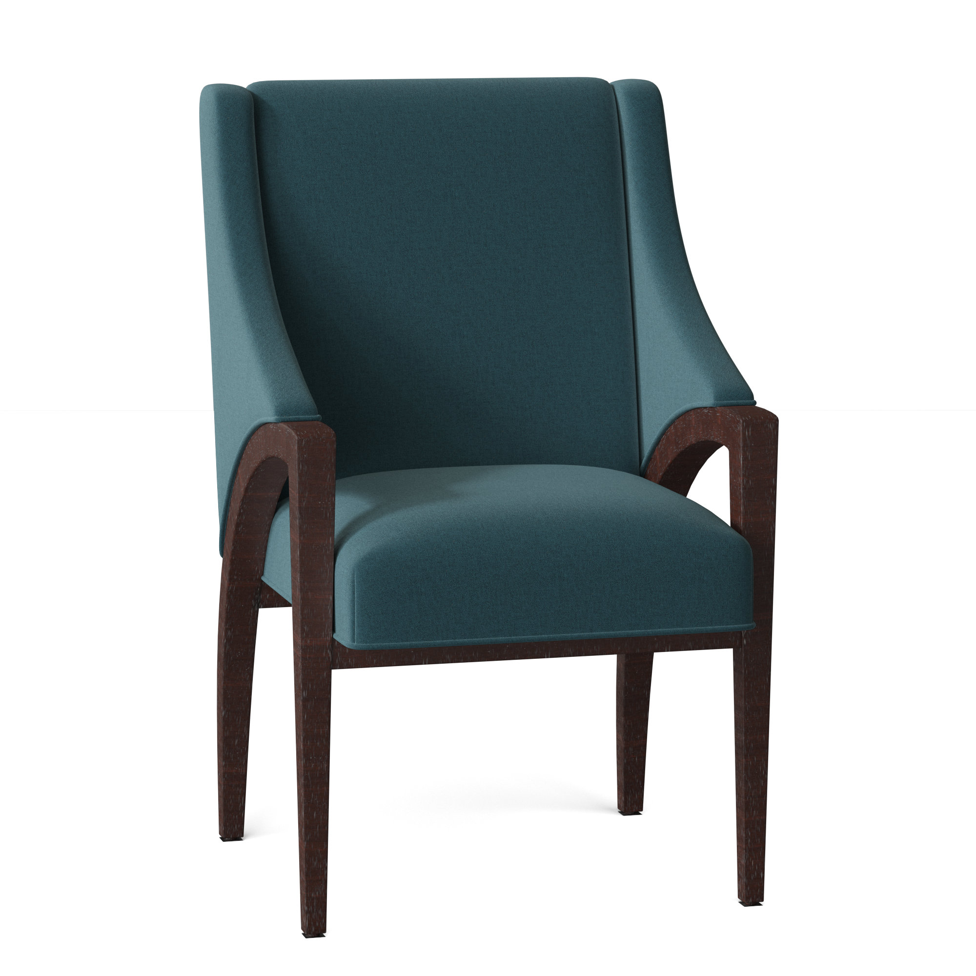 Caldwell Armchair - Stylish Teal Fabric Chair