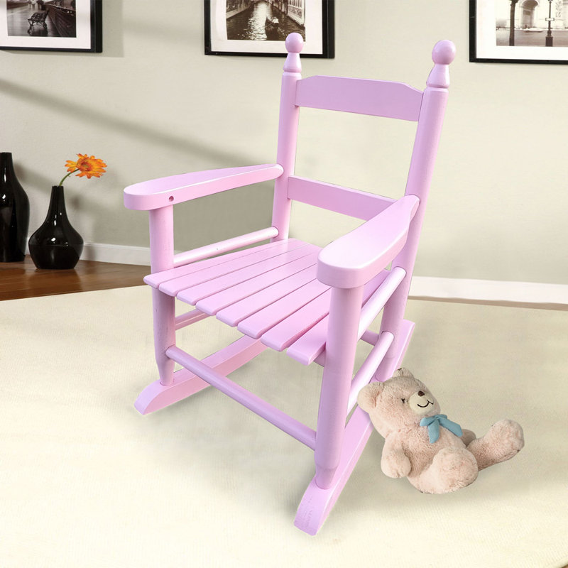 Chaise berçante pour enfants, Light Pink