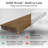 Solid Wood Floating Shelves，Rustic Wooden Wall Shelves-501930270-499360648