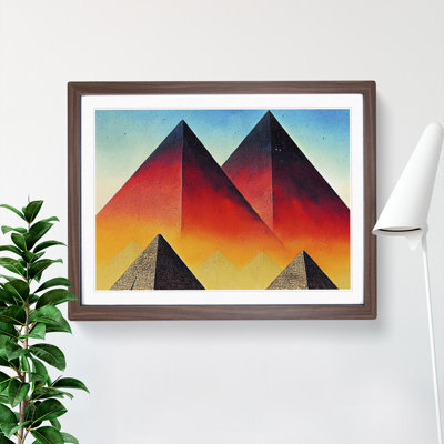 Contemporary Pyramids - Framed Print