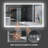 Alcedo Flat Wall Mirror