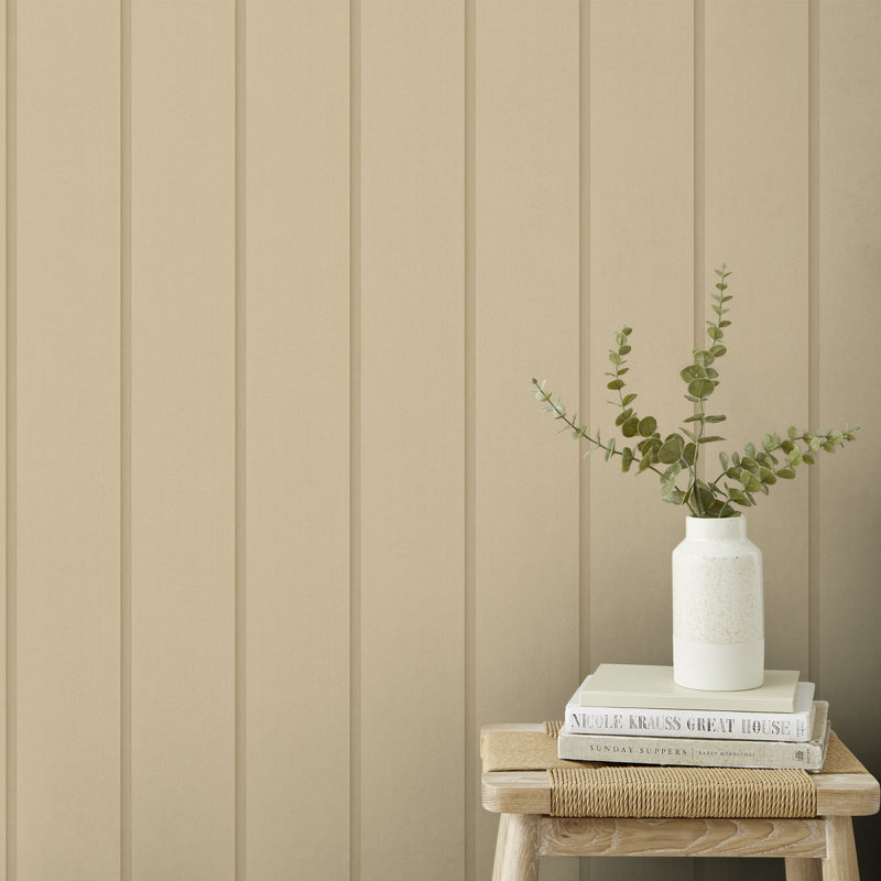 Killian Wood Panel Wallpaper, Yellow
