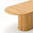 55.11"-70.86" Extendable Dining Table, With Striped Legs For Living Room & Kitchen(Natural)-1330347324