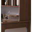Bureau en noyer avec huche et rangement