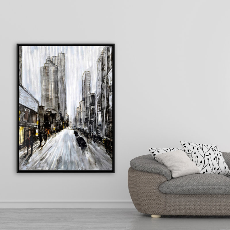 «Grey Gloomy Street», reproduction sur toile
