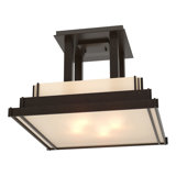 Steppe 4 - Light Lantern Square Semi Flush Mount