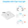 4-inch H-type Track Monopoint Canopy, Connect H Track Fixture To Electric Box