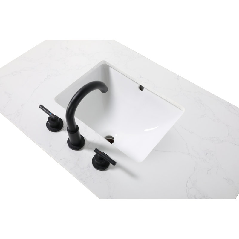 Meuble-lavabo simple 32 po brun miel, 32", Brun miel