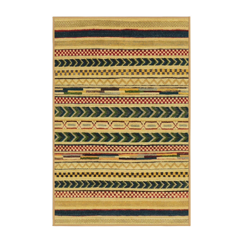 Abstract Indoor Rug, Rectangle 2' x 3'