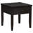 Sutter Distressed Java 1-drawer Square End Table