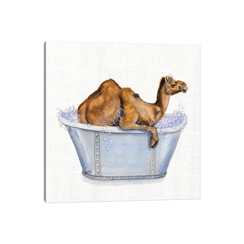 Bathing Beauty III by Donna Brooks - Painting on Canvas, Wrapped Canvas, 66.04cm H x 66.04cm W x 3.81cm D