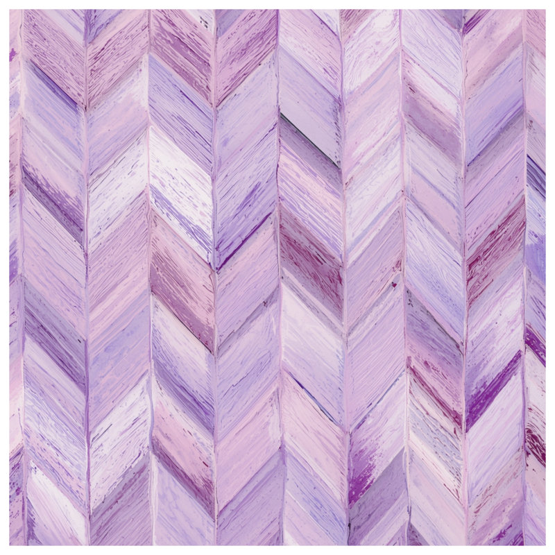 Purple Chevron Pattern Double Sided Throw Pillows, 20 x 20 inches