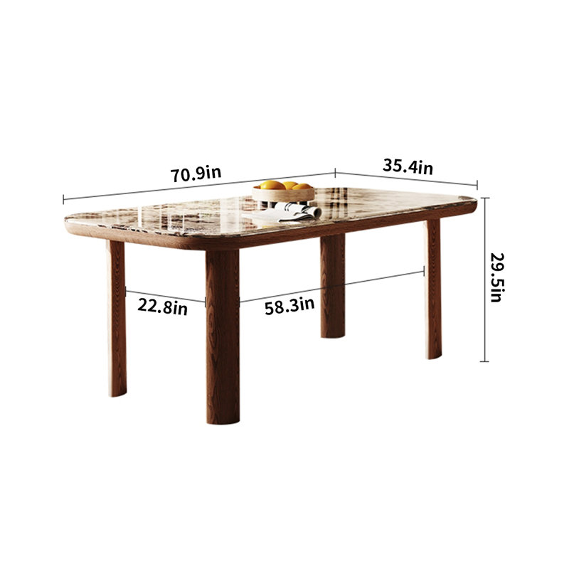 Usie, 29.5"H x 70.9"L x 35.4"W
