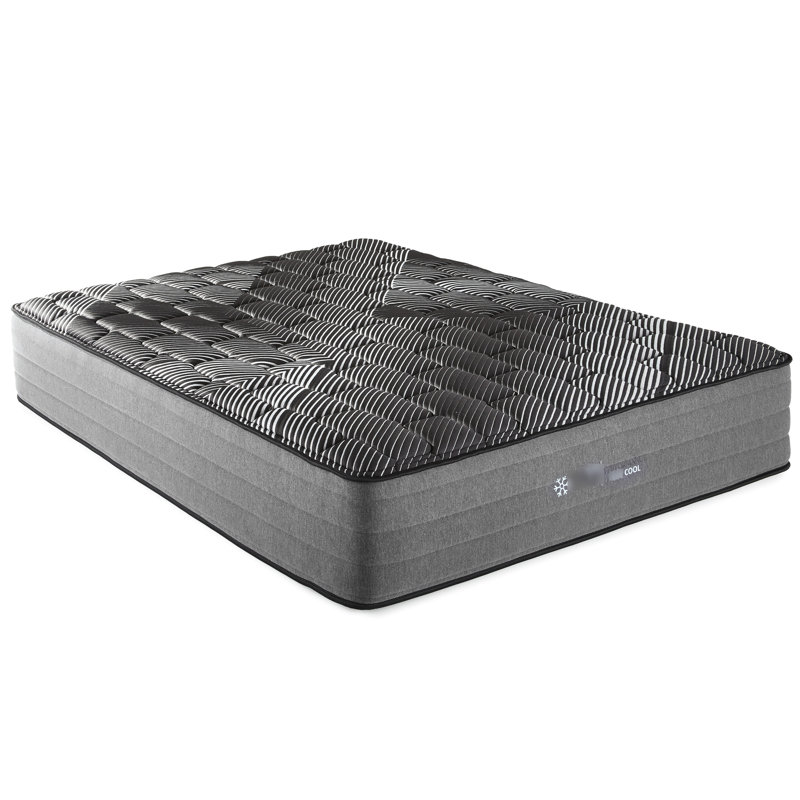 Matelas Twin XL 14 po - Fermeté Pure Ice. Dormir plus frais grâce à la housse. 1 po de gel de cuivre, d'argent et de graphite pour un soulagement optimal. Ressorts ensachés sur tout le pourtour pour un confort optimal. Ajustable. Fabriqué