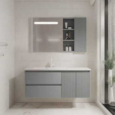 Modern and simple bathroom cabinet