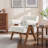 Lyra Boucle Fabric Armchair in Ivory-1924794582