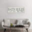 «Bath Rules» par Susie Boyer - reproduction d'art textuel-52466441-52466445