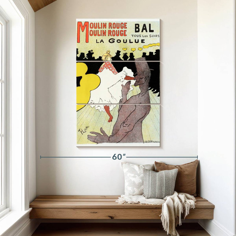 Masam Moulin Rouge La Goulue, 1898, H 50 po x l 32 po