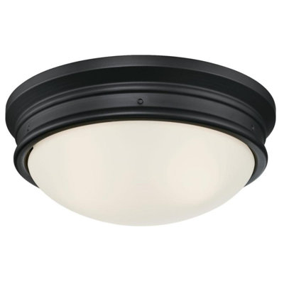 Hess Glass Flush Mount
