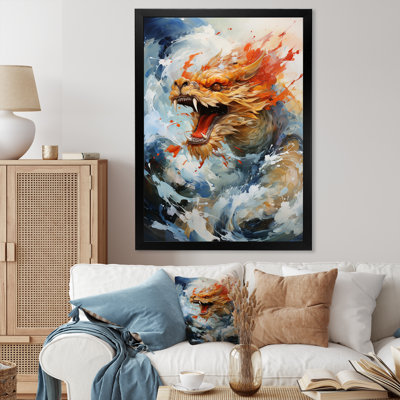 China Dragon Dance 3 - Art mural chinois