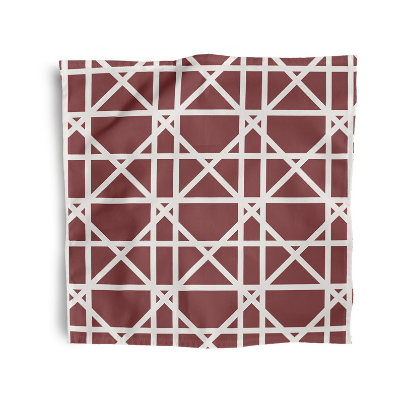 Ensemble de serviettes 4 pièces Pflugerville, L 18 po x L 18 po, Brun