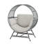 Fauteuil pour patio en osier avec coussin-1781158590