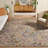 Karetha Hand Tufted Wool/Cotton Floral Rug in Purple/Beige-236150112