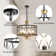 Gaschler 6-Light Dining Room Chandeliers Dimmable and Adjustable Height in Black