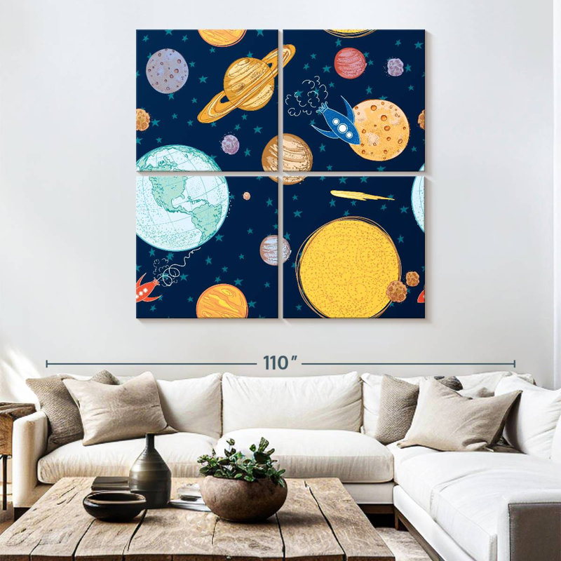 Oberle Space Journey Pattern, 74" H x 74" W