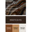 Aquarelle abstraite 40, art mural sur toile brune