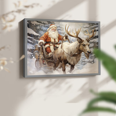 Art de Noël - CCGVD - Reproduction encadrée - Restickable