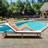 Outdoor Chaise Lounge , Cushion Included-1027905491