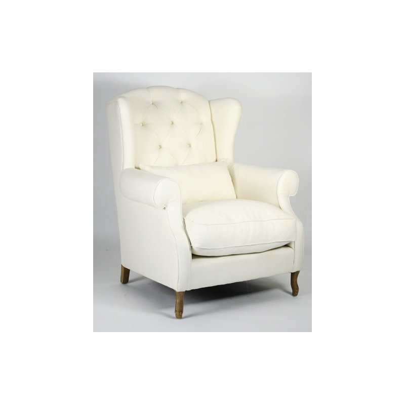 Fauteuil à oreilles Hampton