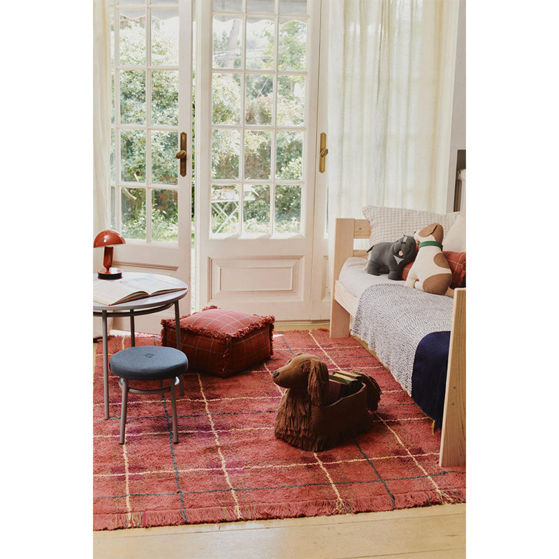 Washable Rug Tartan, Rectangle 4'7" x 6'3"