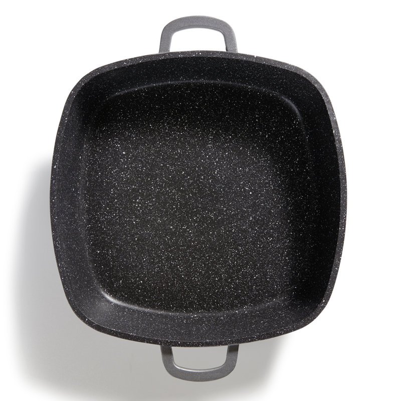 Stoneline Non-Stick Aluminum Saute Pan with Lid, 4.9 L, Grey