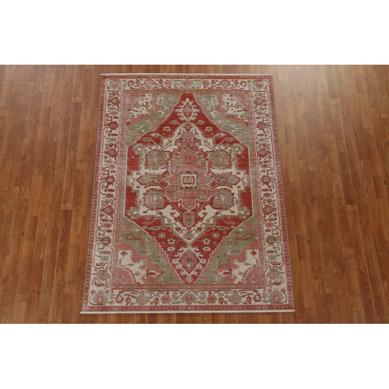 Tapis géométrique turc 5 x 7