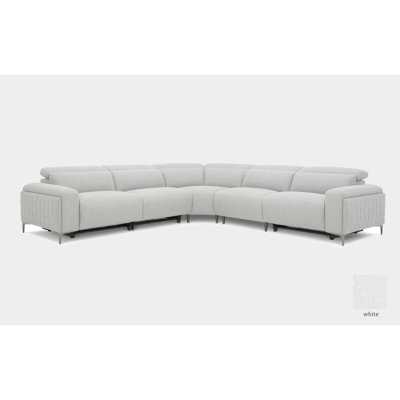 Upholstered Power Reclining L-Shaped Sectional Symmetrical