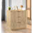27.6" Wave-Textured 3-Drawer Dresser with Curved Design for Bedroom & Living Room