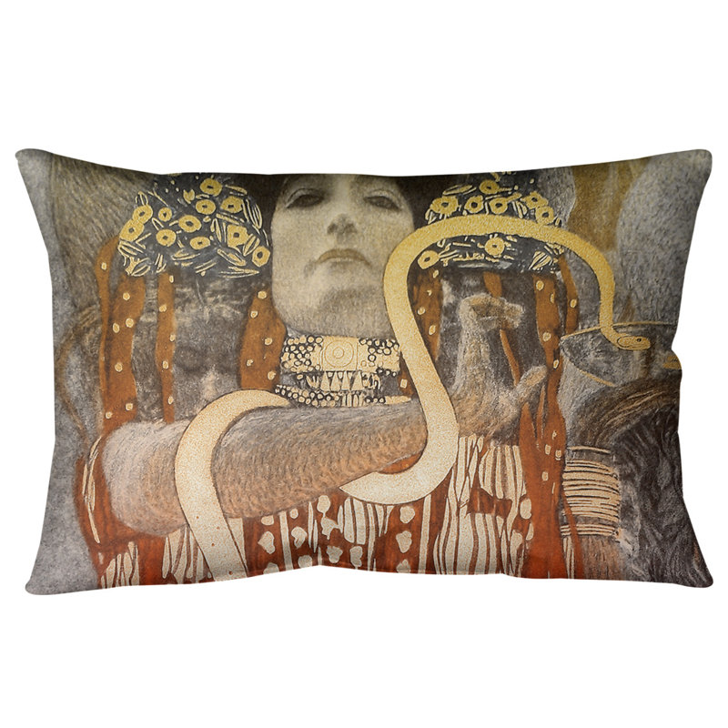 Coussin lombaire hygeia, Orange, Faux lin