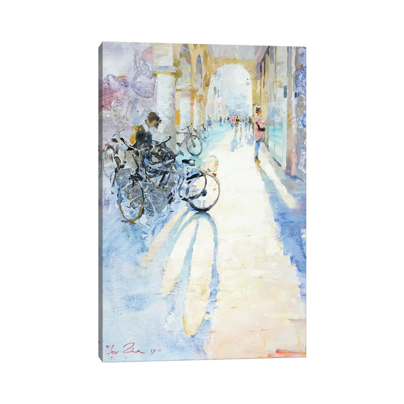 Light Und Shadows in the City 1 Piece Wrapped Canvas Painting, 30.48 cm H x 45.72 cm W