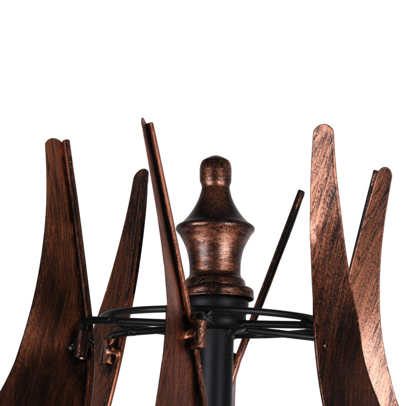 Lenda 70.12'' H Metal Kinetic Tulip Windmill