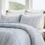 Ensemble de housse de couette 3 pièces en fil de coton teint-132797823-132797824